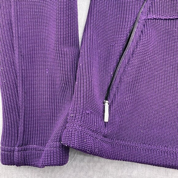 Spyder Jacket‎ Women Medium Purple Full Zip Embroidery Logo Slim Fit - Picture 3 of 10